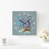 Kerstmis op Elf Hall Acrylic Wall klok (Huis)