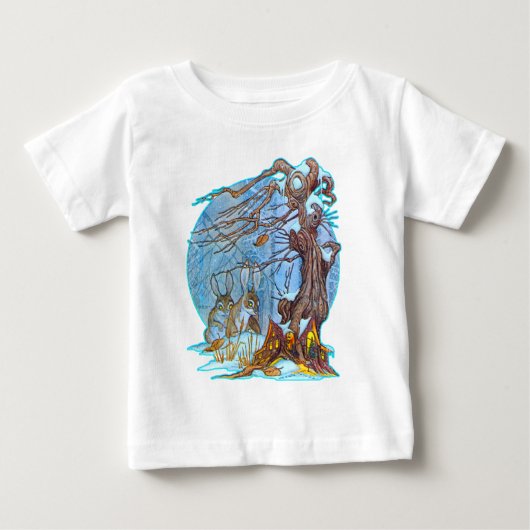 Kerstmis op Elf Hall Baby T-Shirt (Voorkant)