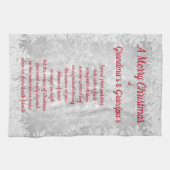 Kerstmis op Grandma's & Grandpa's Kitchen Towels Theedoek (Horizontaal)