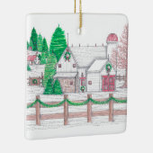 Kerstmis op het Boerderij Ornament (Rechts)