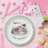 Kerstmis op het Boerderij Papieren Bordje (Feest)