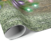 Kerstmis op het Boerderij Rustic Barn Cadeaupapier (Rol Hoek)