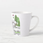 Kerstmis op het Boerderij Small Latte Mok (Rechts)