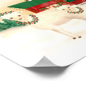 Kerstmis op het Boerderij van de schapen voegt je  Poster (Hoek)