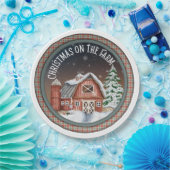 Kerstmis op het Bord Boerderij Paper (Feest)