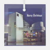 KERSTMIS OP HET ERIEMEER GLAS ORNAMENT (Voorkant)