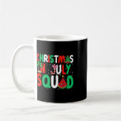 Kerstmis op het juffrouw Squad Funny Summer Xmas M Koffiemok (Links)
