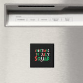 Kerstmis op het juffrouw Squad Funny Summer Xmas M Magneet (Insitu (Vaatwasser))
