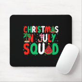 Kerstmis op het juffrouw Squad Funny Summer Xmas M Muismat (Met muis)