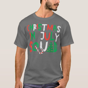 Kerstmis op het juffrouw Squad Funny Summer Xmas M T-shirt