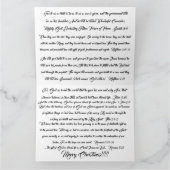 Kerstmis op het platteland Jezus Schriftuur Grote Kaart (Binnen)