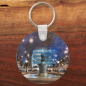 Kerstmis op het Plein van de Groenen Sleutelhanger (Voorkant)