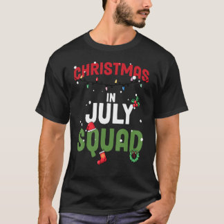 Kerstmis op het plein van juli: kerstfeest t-shirt
