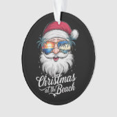 Kerstmis op het strand Hawaiiaanse zomervakantie Ornament (voorkant)