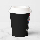 Kerstmis op het strand Hawaiiaanse zomervakantie Papieren Bekers (Rechts)