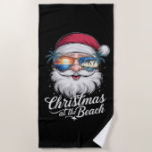 Kerstmis op het strand Hawaiiaanse zomervakantie Strandlaken (Voorkant)