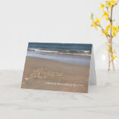 Kerstmis op het strand... kaart (Gele Bloem)