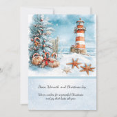 Kerstmis op het strand | kaart (Voorkant)