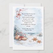 Kerstmis op het strand | kaart (Achterkant)