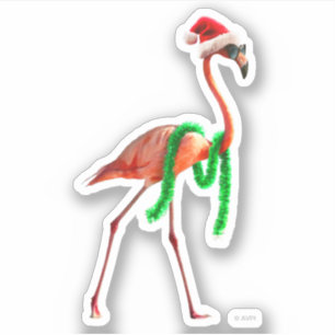 Kerstmis op het strand sticker