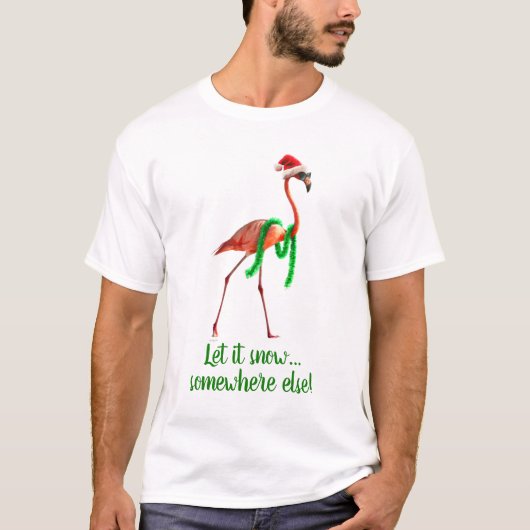 Kerstmis op het strand t-shirt (Voorkant)