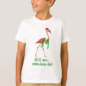 Kerstmis op het strand t-shirt (Voorkant)