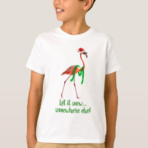 Kerstmis op het strand t-shirt
