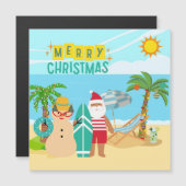 Kerstmis op het strand van de Kerstman (Voorkant / Achterkant)