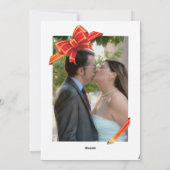 Kerstmis op het strand White Seashells Collage Feestdagenkaart (Achterkant)