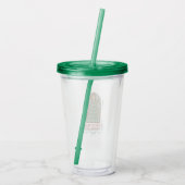Kerstmis op HOGWARTS™ Cookie Grafisch Acryl Drinkbeker (Achterkant)