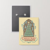 Kerstmis op HOGWARTS™ Cookie Grafisch Button (Voorkant / Achterkant)