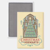 Kerstmis op HOGWARTS™ Cookie Grafisch Magneet (Voorkant / Achterkant)