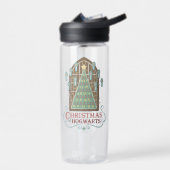 Kerstmis op HOGWARTS™ Cookie Grafisch Waterfles (Links)