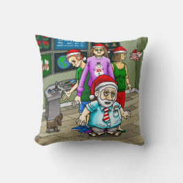 Kerstmis op kantoor kussen