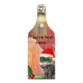 Kerstmis op kerstbal achtergrond snijplank (Voorkant)