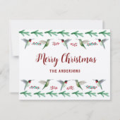 Kerstmis op maat feestdagenkaart (Voorkant)