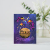 Kerstmis op MARS Briefkaart (Staand voorkant)