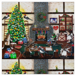 Kerstmis op Ms Elizabeth's Cabin Stof