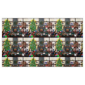 Kerstmis op Ms Elizabeth's Cabin Stof (Fat Quarter)