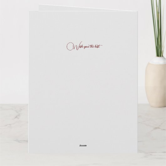 Kerstmis op oude manier met Kerstman  Kaart (Achterkant)