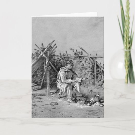 Kerstmis op Piket Feestdagen Kaart (Voorkant)