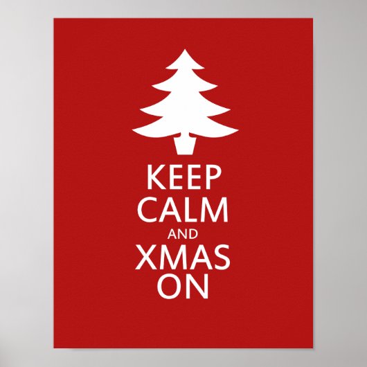 Kerstmis op poster (Voorkant)