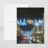 Kerstmis op Regent Street, Londen Briefkaart (Voorkant / Achterkant)