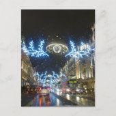 Kerstmis op Regent Street, Londen Briefkaart (Voorkant)