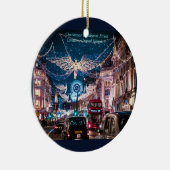 Kerstmis op Regent Street UK London Keramisch Ornament (Rechts)
