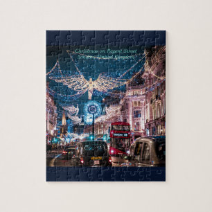 Kerstmis op Regent Street, UK London Legpuzzel