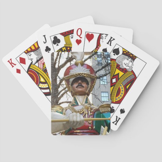 Kerstmis op Rockefeller - Speelgoed Soldaat - NY Pokerkaarten (Achterkant)