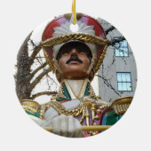 Kerstmis op Rockefeller - Speelgoed Solider Keramisch Ornament (Achterkant)