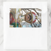 Kerstmis op Rockefeller - Speelgoed Solider - NYC Rechthoekige Sticker (Tas)