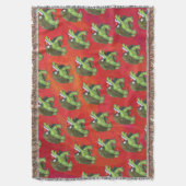 Kerstmis op rood deken (Voorkant Verticaal)